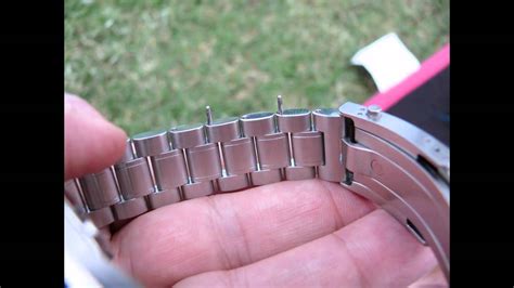 taking links of omega seamaster watch band|Omega Seamaster band replacement.